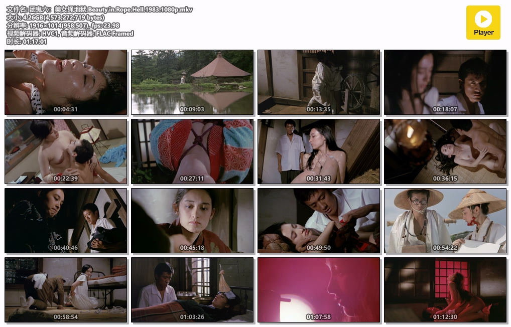 团鬼六：美女绳地狱[1983/日本/情色][4.26G/MKV/中字] - 泡泡资源-泡泡资源